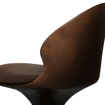 FLORA K3003 - Fiberglass stool with footrest by KARPA - view 2