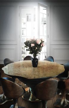 KENYA K1380a - Round brass table by KARPA - view 3