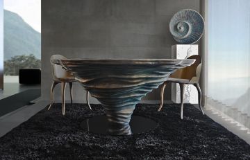 KENYA K1380a - Round brass table by KARPA - view 5