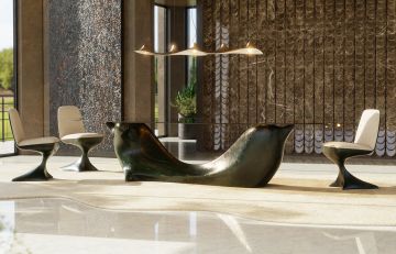 INVICTA K2015 - Oval fiberglass table by KARPA - view 4