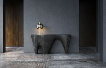 ODYSSEY K4010 - Marble and resin console table by KARPA - view 5