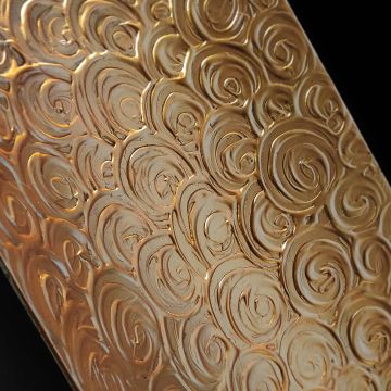 TILES KC 020a/b - Gold leaf wall lamp by KARPA - view 2