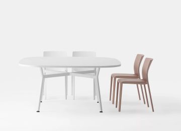 Kairos - Table h.74 cm with rounded square top by Kastel - view 8