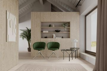 Konny - Upholstered armchair by Kastel - view 8