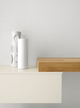 NOLITA 7336 - WALL HUNG SHELF cm 140 by Kerasan - view 4