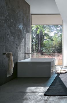 BATHTUBS 7438 - Square polymineral bathtub G&M by Kerasan - view 4