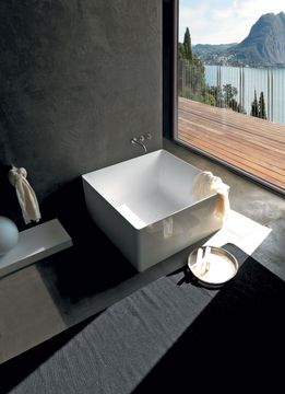 BATHTUBS 7438 - Square polymineral bathtub G&M by Kerasan - view 5