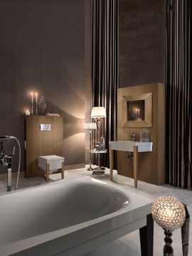 BATHTUBS 3950-918947 - Bath-tub with darkened ash legs by Kerasan - view 3