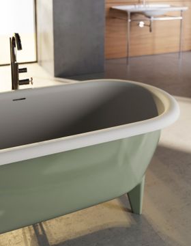 BATHTUBS 7481 - BELROSE Freestanding bathtub in solid surface 170x80 cm by Kerasan - view 2
