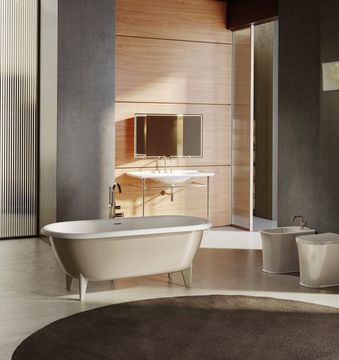 BATHTUBS 7481 - BELROSE Freestanding bathtub in solid surface 170x80 cm by Kerasan - view 4