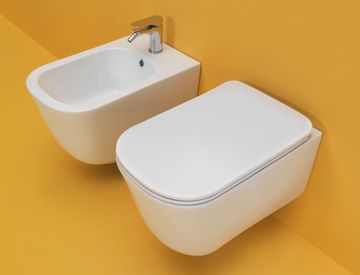 TRIBECA 5125 - Close coupled bidet by Kerasan - view 3