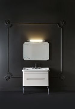 WALDORF 4142-9255-9194 - Washbasin 100 with wall hung cabinet by Kerasan - view 2