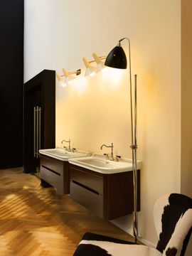 WALDORF 4142-9255-9194 - Washbasin 100 with wall hung cabinet by Kerasan - view 3