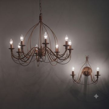 CORTE SP08 RUGGINE by Ideal Lux - view 2