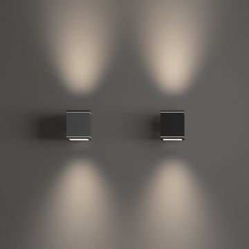 SNIF AP1 SQUARE GRIGIO by Ideal Lux - view 2