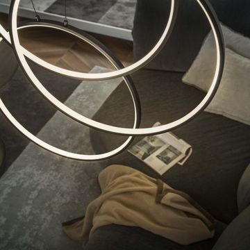 FRAME SP CERCHIO NERO 3000K by Ideal Lux - view 3