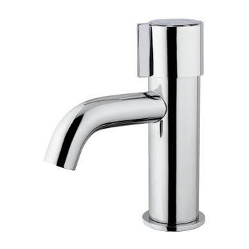 MINIMAL series self closing basin mixer with push button by IDRAL - view 2