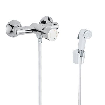 Thermostatic lever mixer with flexible, shower and wall fixing by IDRAL - view 4