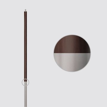 Cylindrical wooden pole by iGuzzini - view 4