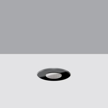 Light Up Orbit - body in stainless steel / all glass flush mounted by iGuzzini - view 7