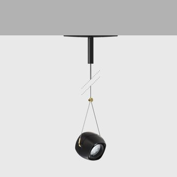 Newfo pendant for Superrail track Ø88 mm by iGuzzini - view 6
