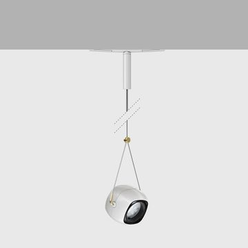 Newfo pendant for Superrail track Ø88 mm by iGuzzini - view 5