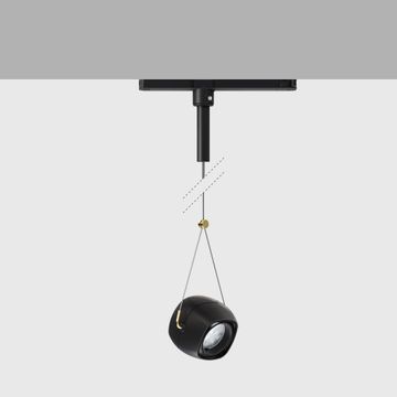 Newfo pendant for Mains Voltage track Ø88 mm by iGuzzini - view 6