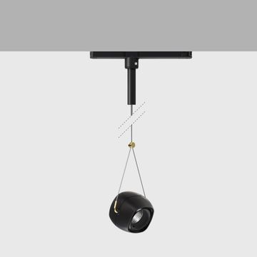 Newfo pendant for Mains Voltage track Ø88 mm by iGuzzini - view 2