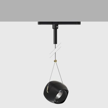 Newfo pendant for Mains Voltage track Ø116 mm by iGuzzini - view 2