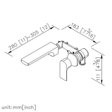 Arch 2 Series - Wall-Mounted Basin Mixer by JUSTIME - view 7