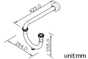 Bathroom Accessories - 1-1/4 U-Trap W/Cleanout by JUSTIME - view 5
