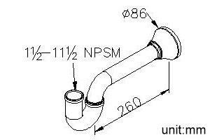 Bathroom Accessories - P-Trap by JUSTIME - view 5