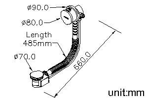 Bathroom Accessories - Still One Bath Mixer W/Pop-Up Waste & Overflow by JUSTIME - view 8