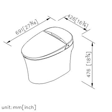 Smart Toilets and Toilet Accessories - Intelligent Toilet (110V) by JUSTIME - view 8
