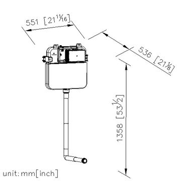 Concealed Cistern Toilet - Concealed Cistern by JUSTIME - view 4