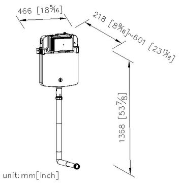 Concealed Cistern Toilet - Concealed Cistern by JUSTIME - view 5