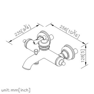 Bathtub Faucet - Bath/Shower Mixer Body by JUSTIME - view 6