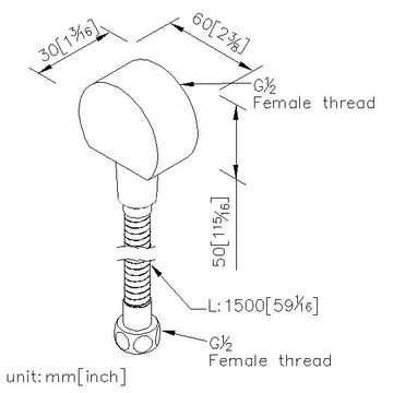 Series - Wall Supply W/150cm Hose by JUSTIME - view 5