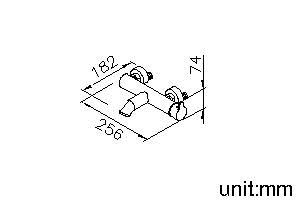 Bathtub Faucet - Wall-Mounted Bathtub Mixer by JUSTIME - view 5