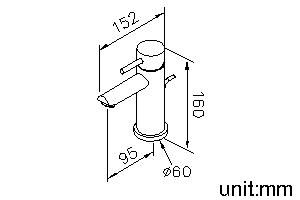 Candle Series - Basin Faucet W/Lift Rod (Stainless Steel) by JUSTIME - view 5