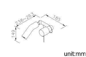 Bathtub Faucet - Single-Handle Bathtub Mixer by JUSTIME - view 6
