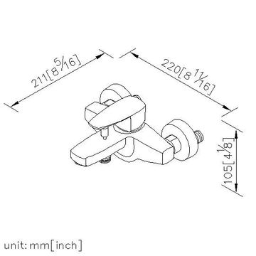 Pan 2 Series - Bath/Shower Mixer Body by JUSTIME - view 7