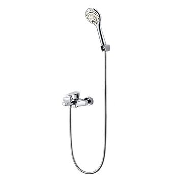 Pan 2 Series - Bath/Shower Mixer W/Hand Shower & Wall Bracket & Hose 150cm by JUSTIME - view 4