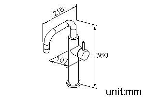 Still One Series - Basin Faucet (Brass) by JUSTIME - view 6