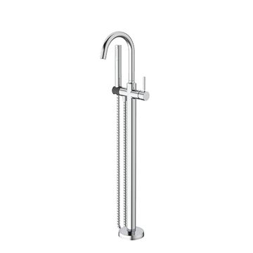 Bathtub Faucet - Floor-Mounted Bath Mixer W/Hand Shower & 150cm Hose by JUSTIME - view 3
