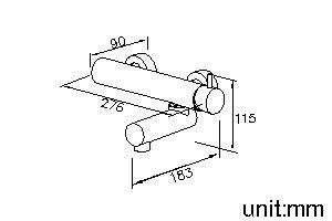 Bathtub Faucet - Bath Mixer by JUSTIME - view 5