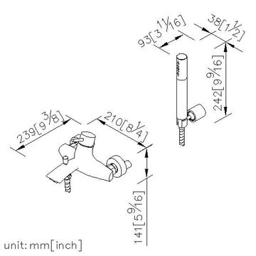 Tai-Chi Series - Bath/Shower Mixer by JUSTIME - view 5