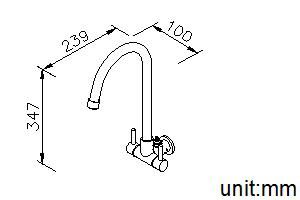 Function 1 Series - RO Faucet (Wall-Mounted/Cold Only) by JUSTIME - view 7
