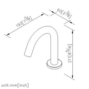 Sensor Faucet - Sensor Basin Faucet (Cold Only)(DC) by JUSTIME - view 8