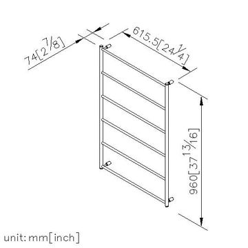 Still One Bathroom Accessories - Towel Ladder(Paralleled The Wall) by JUSTIME - view 5